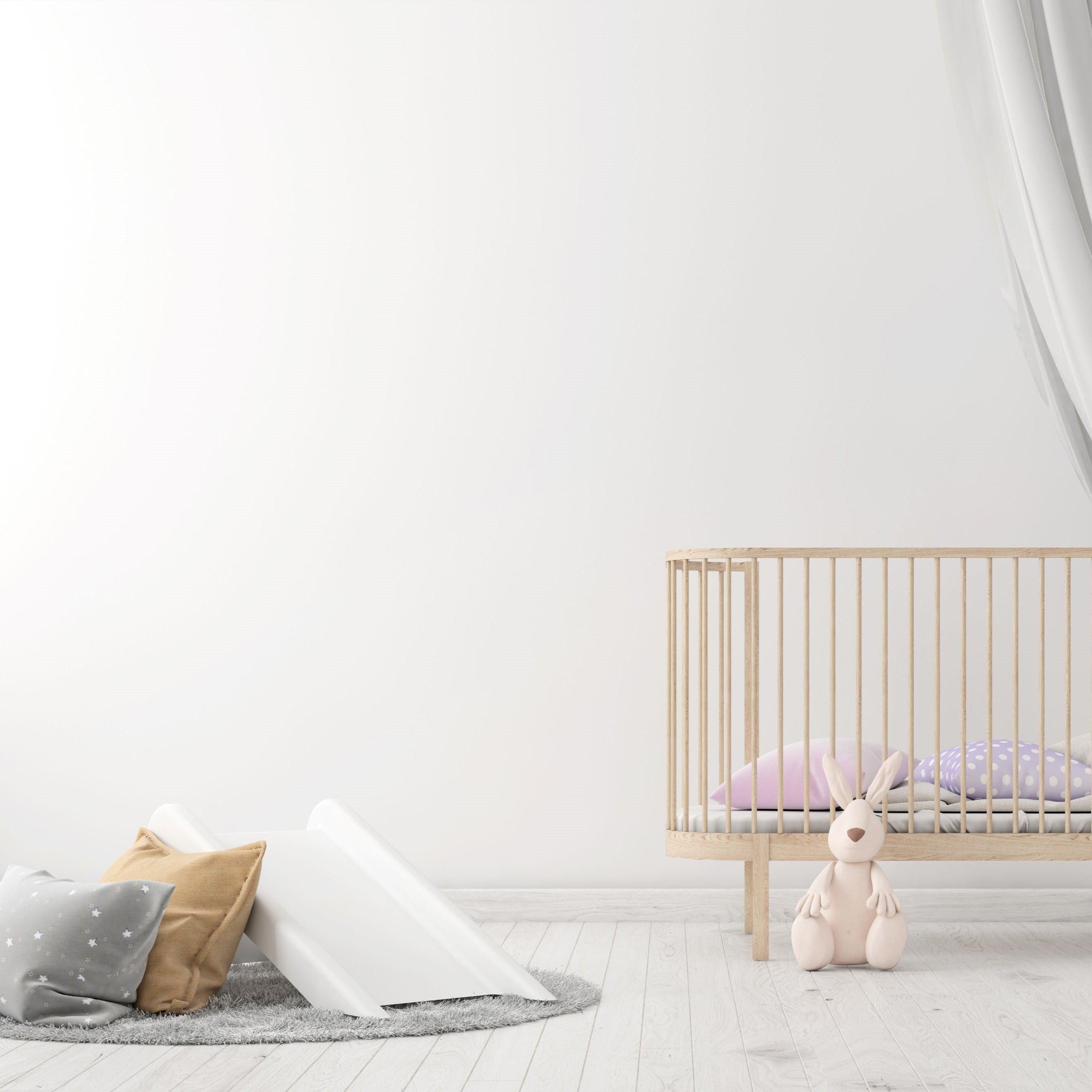 A kids nursery room interior