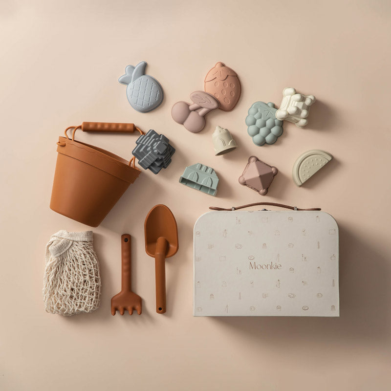Personalized Silicone Beach Toy Set (Clay)