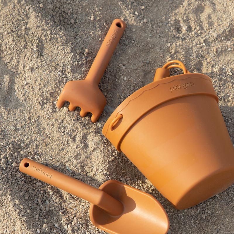 Personalized Silicone Beach Toy Set (Clay)