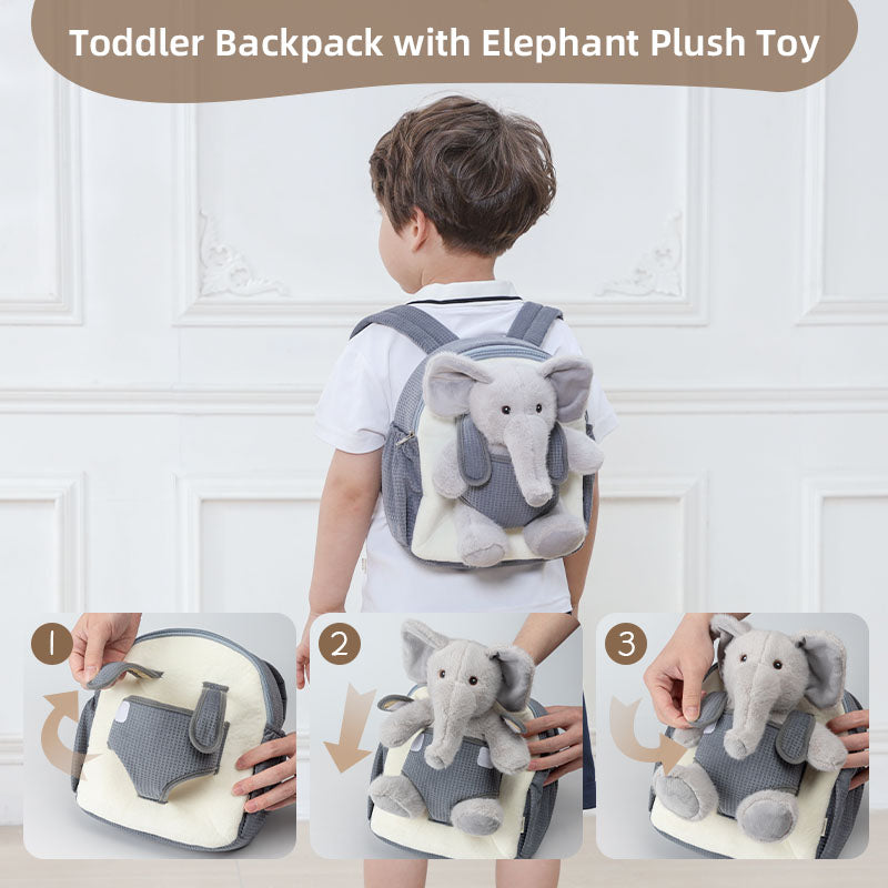 Moonkie Hug & Go™ Babu the Elephant
