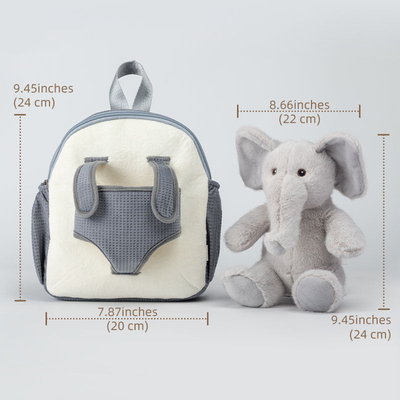 Moonkie Hug & Go™ Babu the Elephant