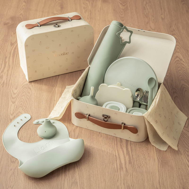 Personalized First Bites Gift Set (Sage/Mint)