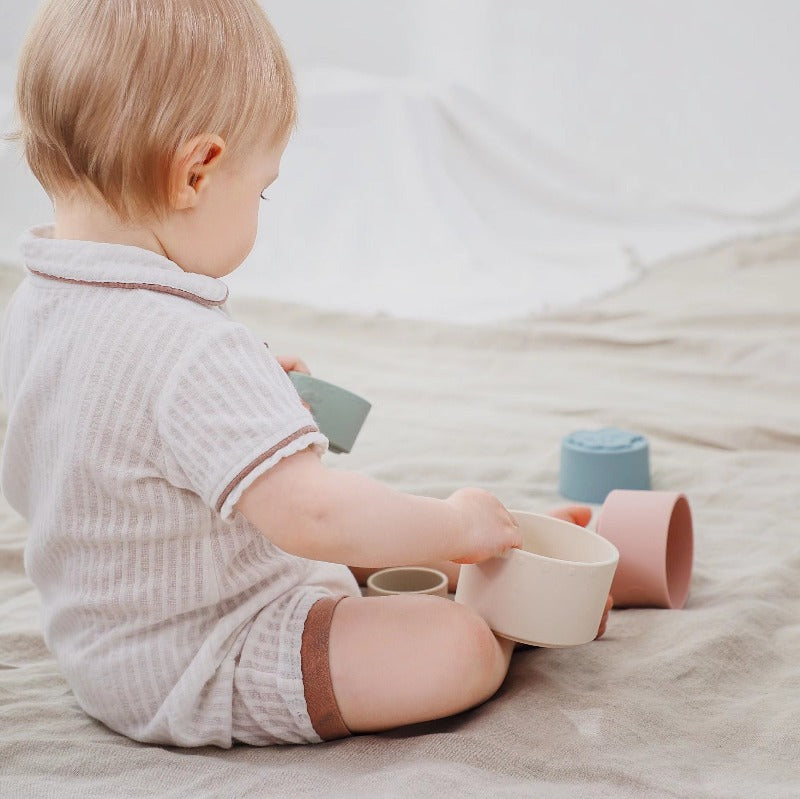 Baby Playing With Stacking Cups Fineday3