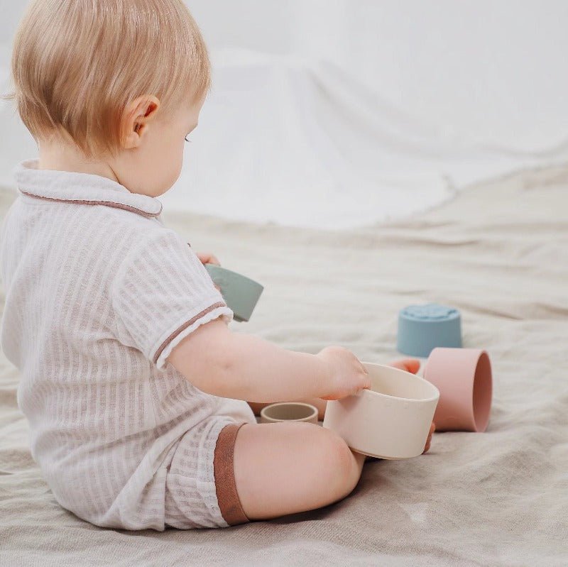 Baby Playing With Stacking Cups Fineday3