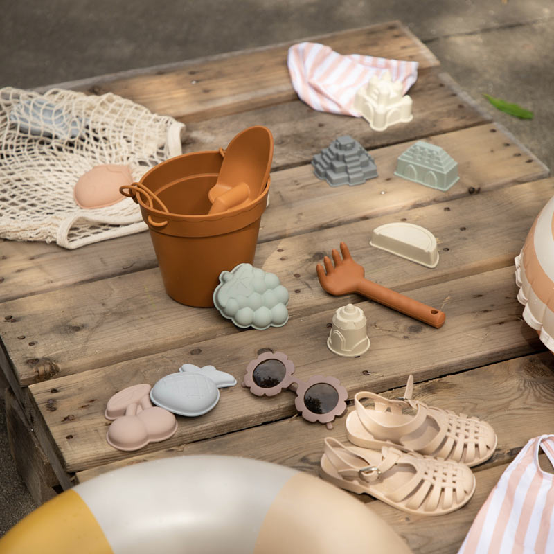 Personalized Silicone Beach Toy Set (Clay)