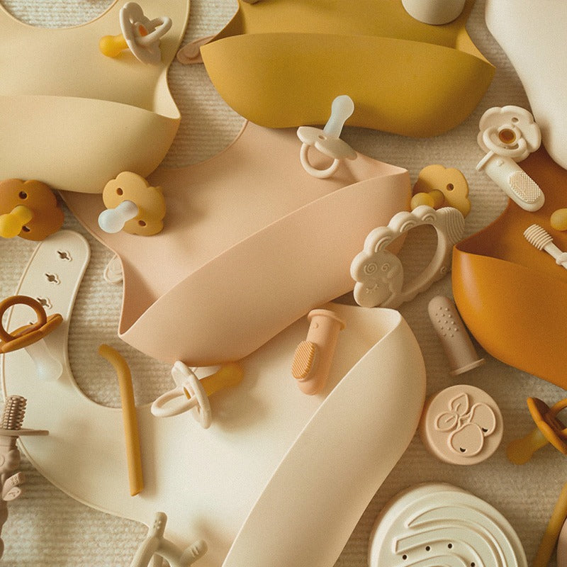 Pacifier Set (Shifting sand/Croissant)