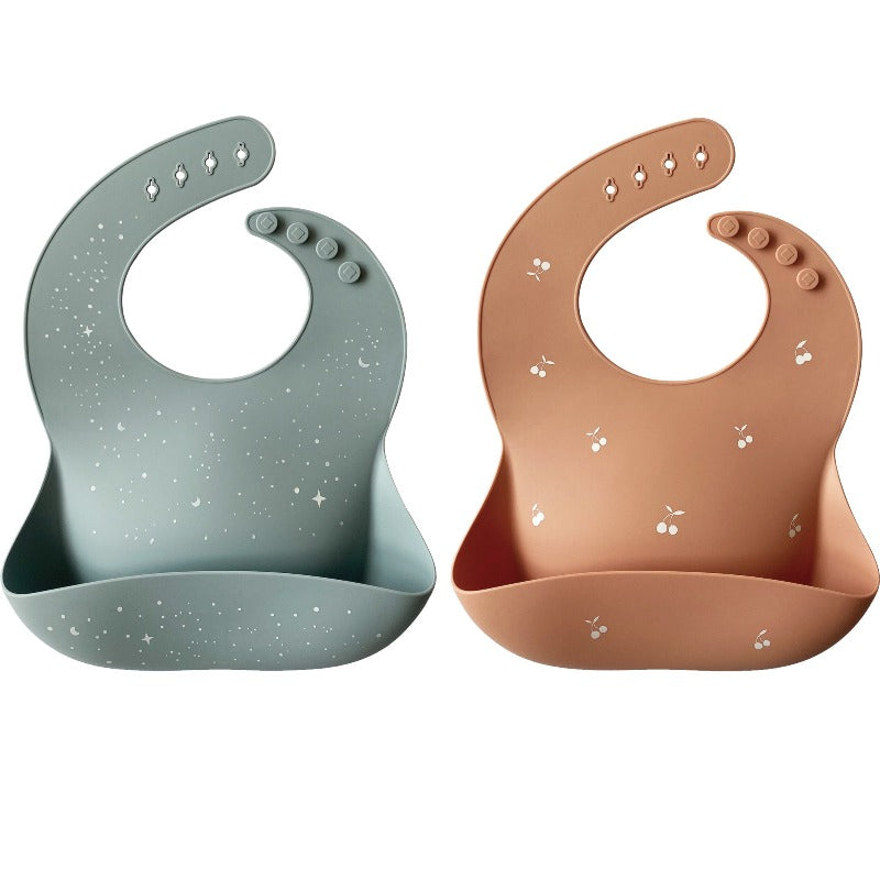 Silicone Baby Bib (Ether/Muted)
