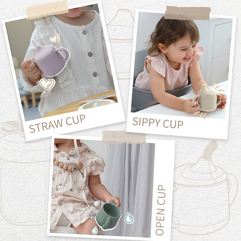 First Stage Infant Drinking Cup (Pale Mauve)