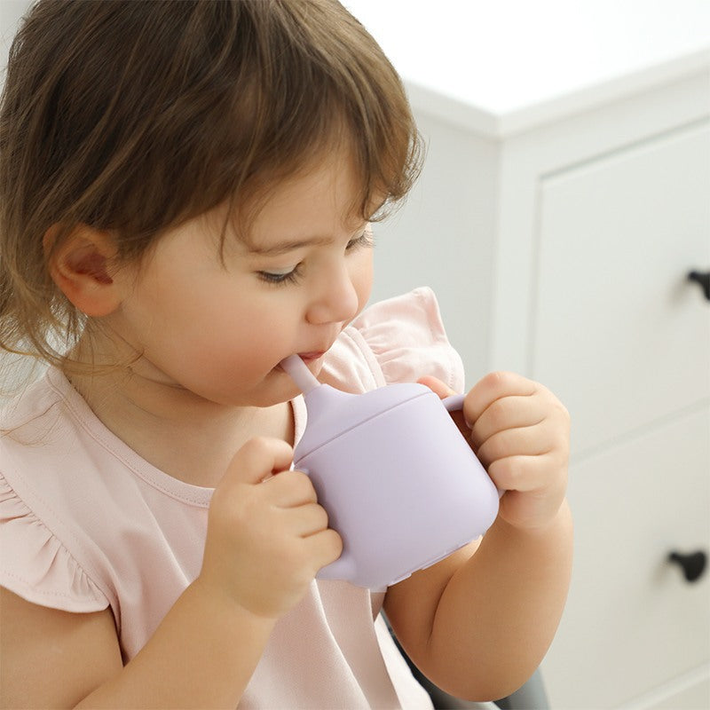 First Stage Infant Drinking Cup (Pale Mauve)