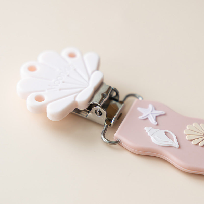 Beadless Silicone Pacifier Clip Set (2-Pack)