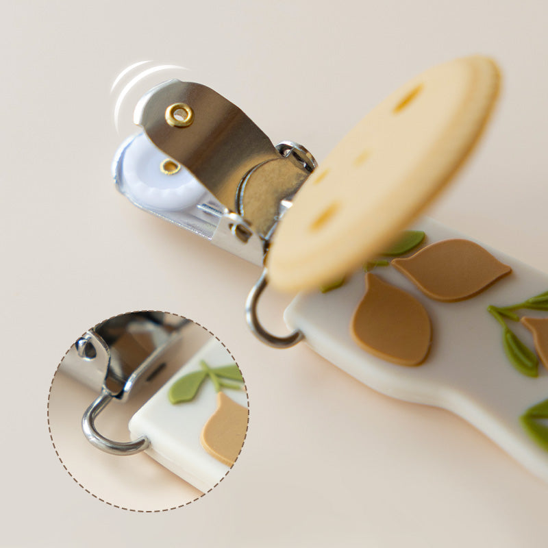 Beadless Silicone Pacifier Clip Set (2-Pack)