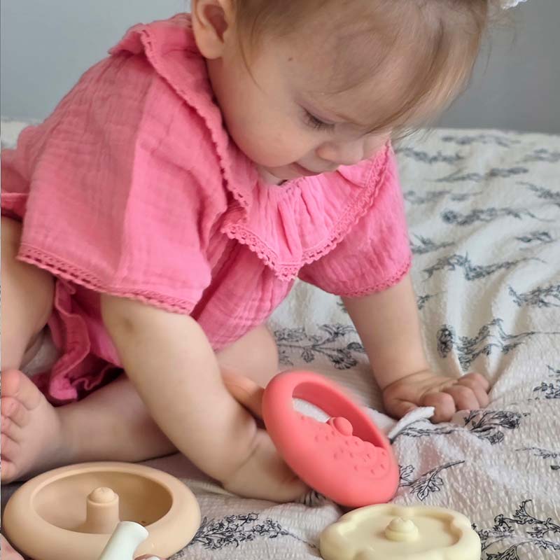 Bunny Stacking Teething Rings