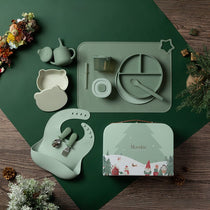 Christmas First Bites Gift Set (Sage/Mint)