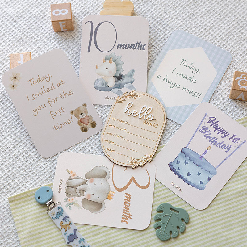First Moments Newborn Set (Soft Blue)