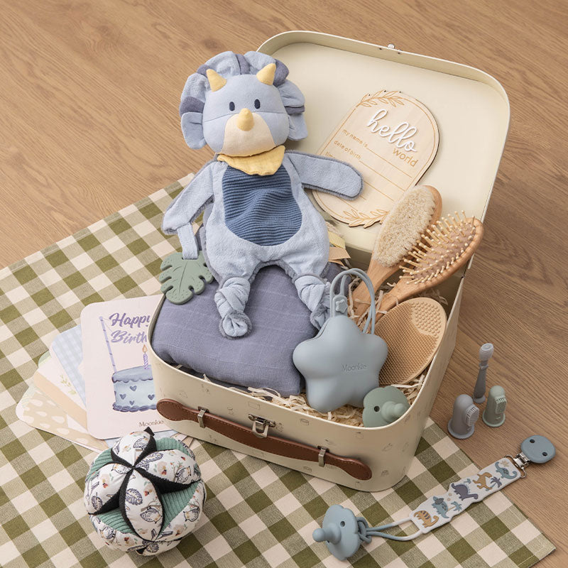 First Moments Newborn Set (Soft Blue)