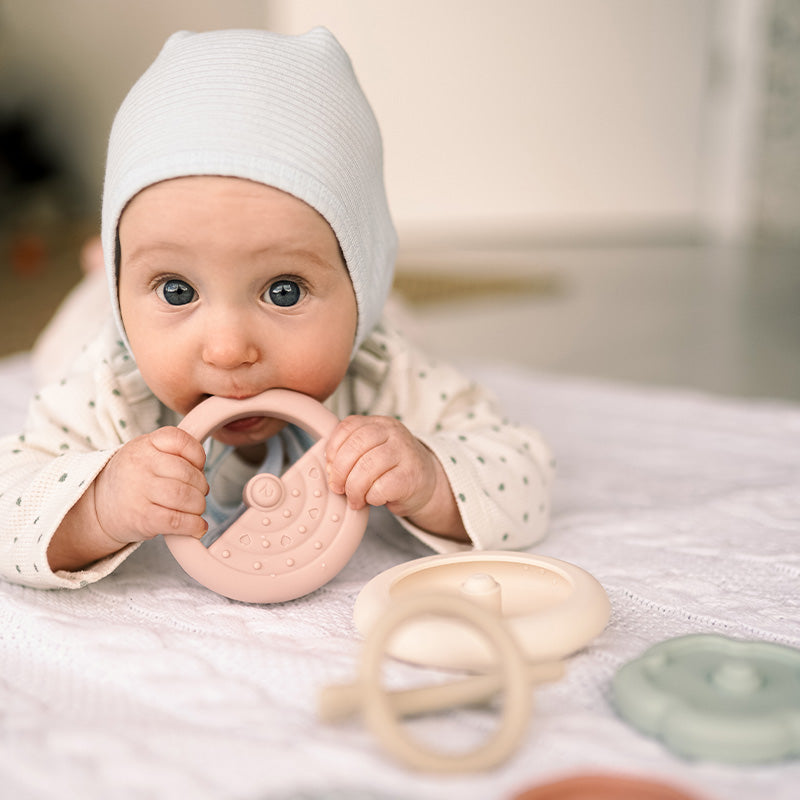 Dino Stacking Teething Rings