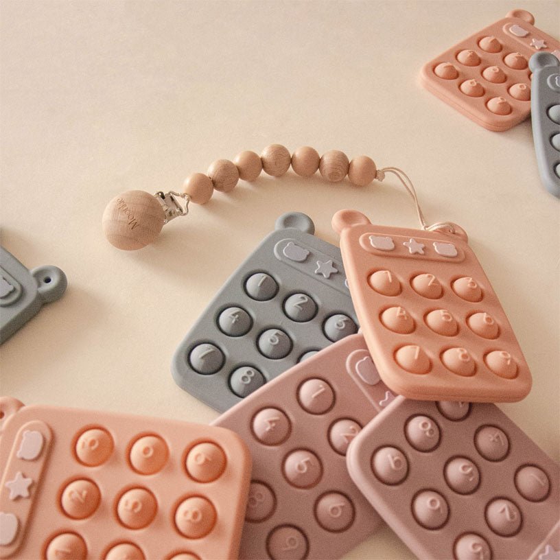 All Colors Silicone Phone Press Toy Display 4