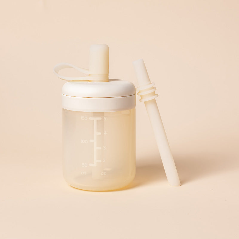 Silicone Training Cup with Straw