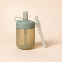 Silicone Training Cup with Straw