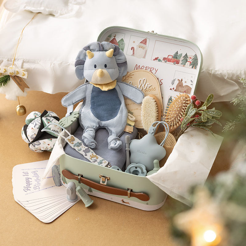 Christmas First Moments Newborn Set (Soft Blue)