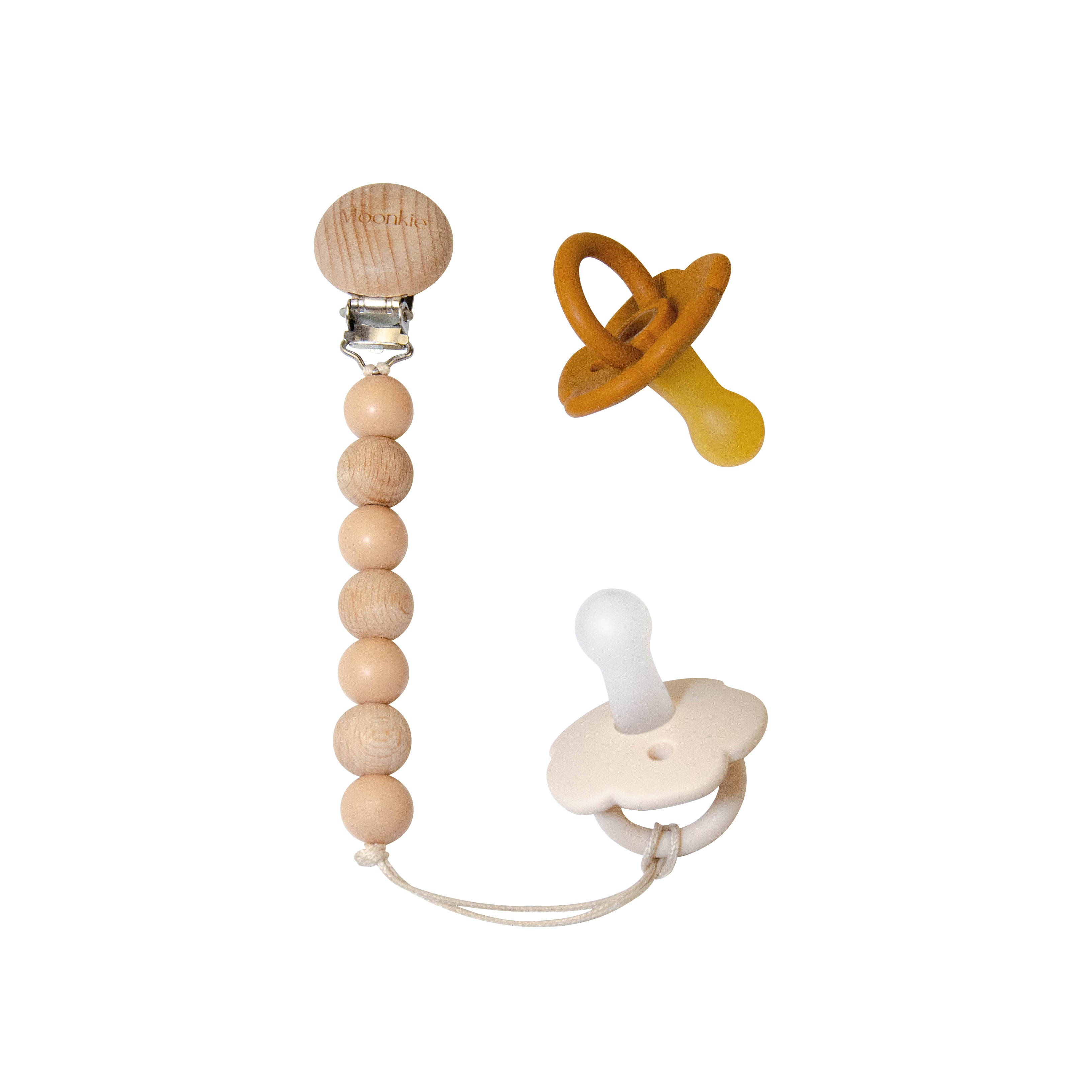 Baby Pacifier Set Sand Buck