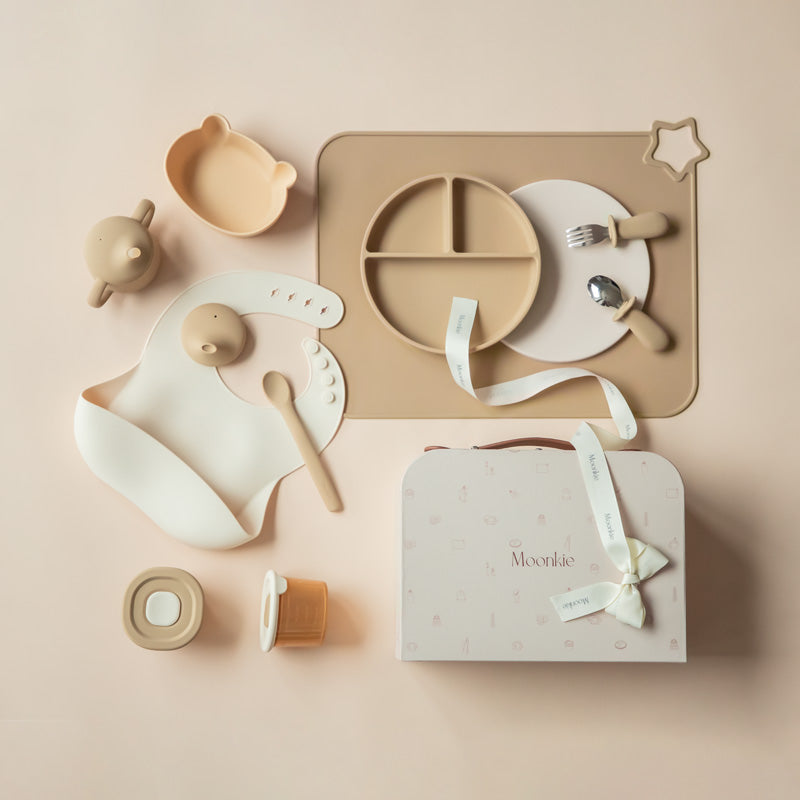 First Bites Gift Set Croissant Ivory With Luxe Gift Box