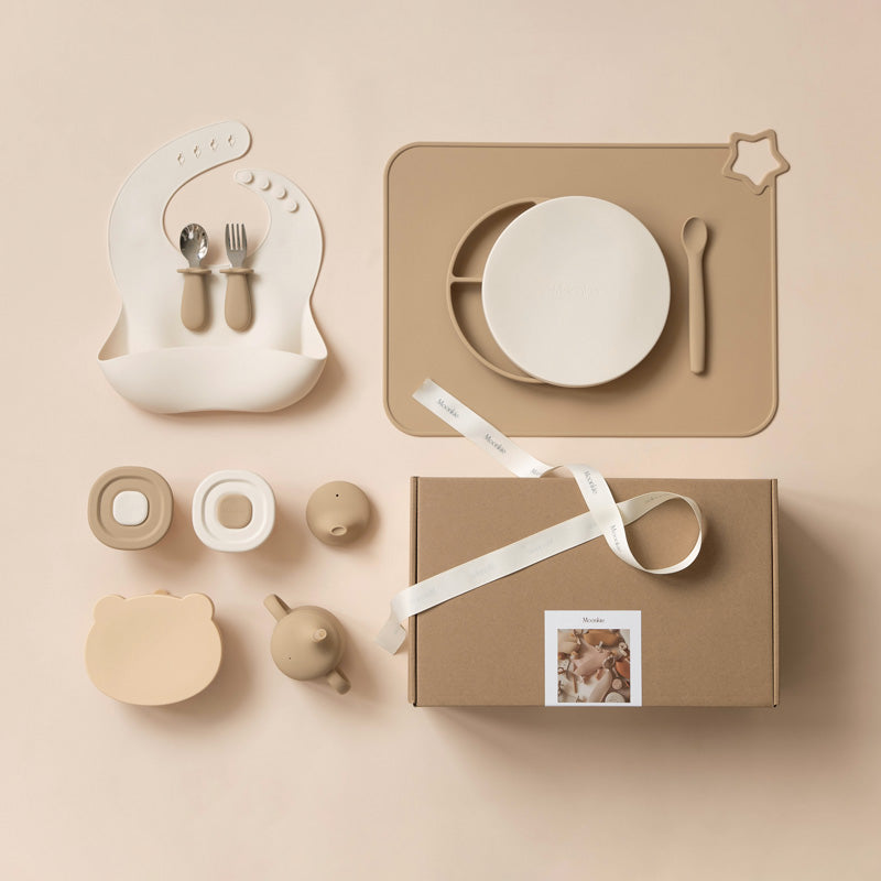 First Bites Gift Set Croissant Ivory With Standard Gift Box