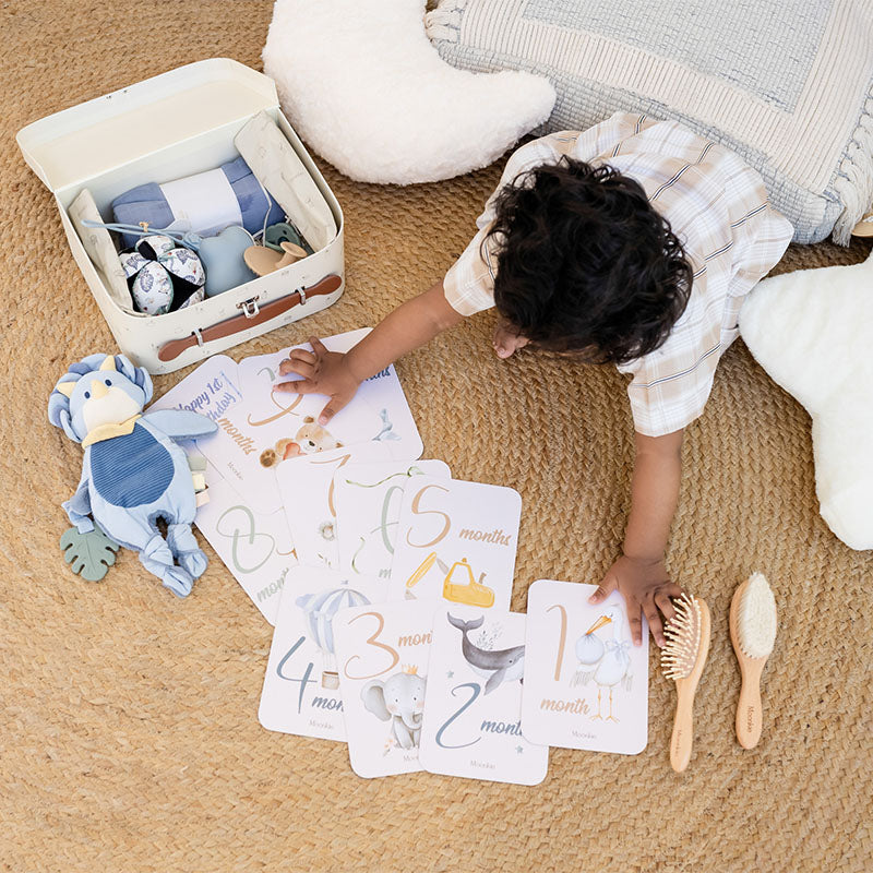 First Moments Newborn Set (Soft Blue)