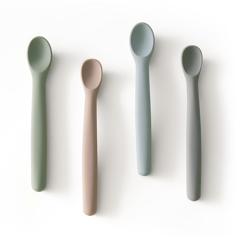 Silicone Feeding Spoons Earthy Harmony