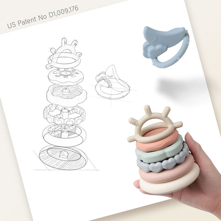 Stacking Teething Rings