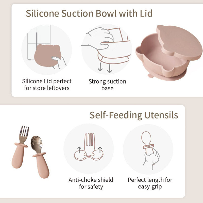 Suction Bowl Set Instructions Blush