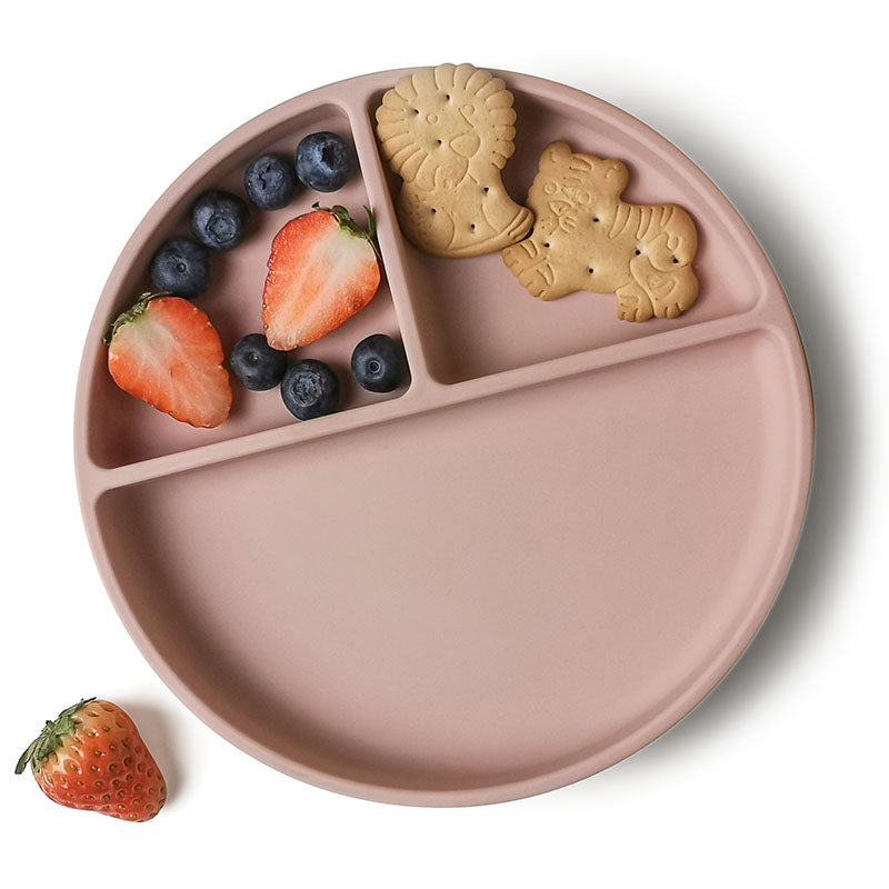 Suction Plate Blush With Food