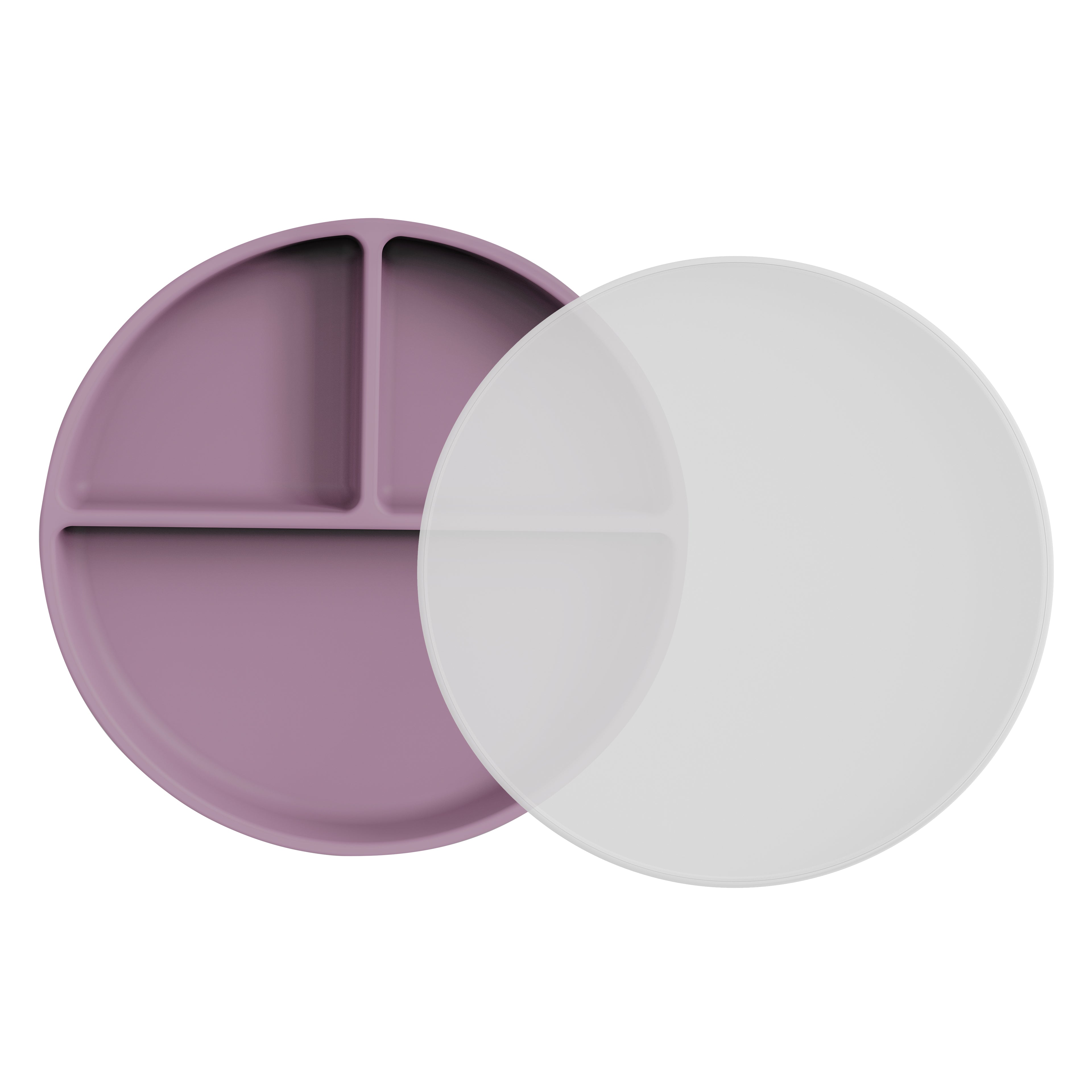 Suction Plate Pale Mauve