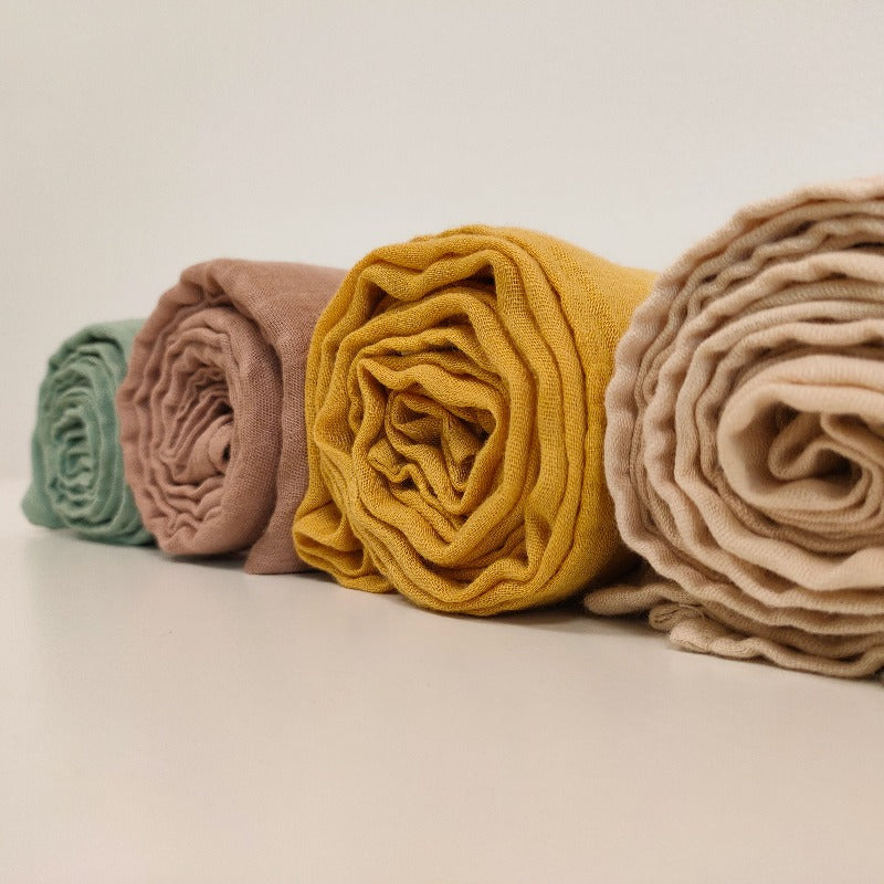 Muslin Swaddle Blanket (Earthy Harmony)